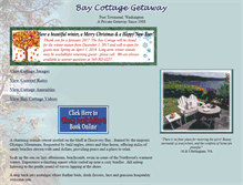 Tablet Screenshot of baycottagegetaway.com